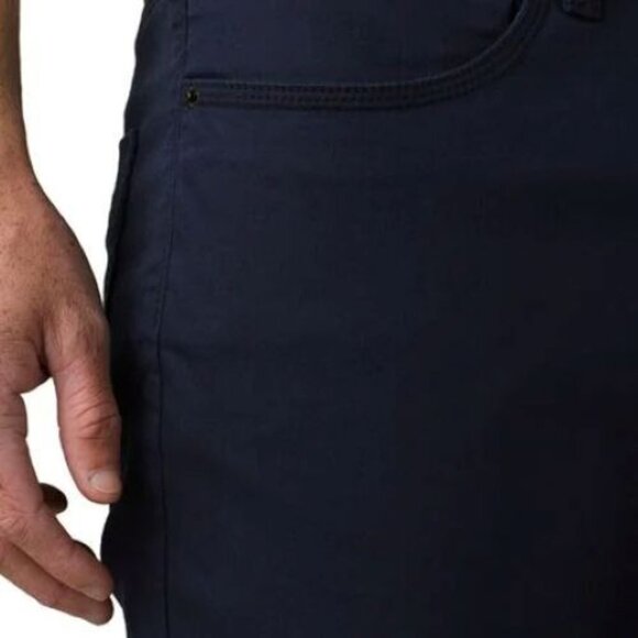 PrAna Bridger Slim Tapered Jean Indie Blue Mens 36/32 Stretch Denim 5 Pocket NWT - Picture 5 of 5